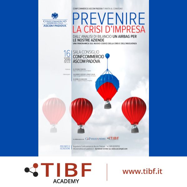 TIBF ospite di Ascom Padova per il convegno dall’analisi di bilancio un airbag per le nostre aziende