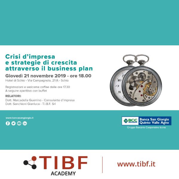 Convegno “Crisi d’impresa e strategie di crescita attraverso il business plan”